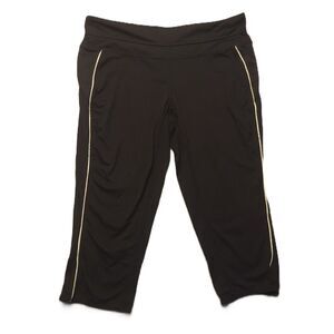 Tangerine Women's M Capri Leggings Active Athletic Pants Pocket Running Yoga